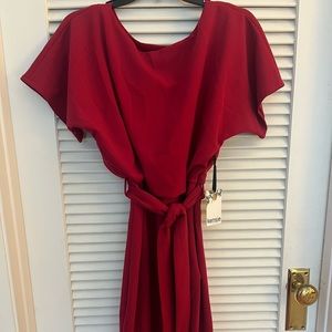 Red dress